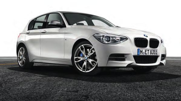 Standard Equipment Highlights M135i models 8 M135i (In addition / replacement to 125i M Sport) 18" light alloy M Double-spoke style 436 M Airblades, Ferric Grey Dakota leather upholstery Door sill