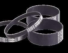 Space-saving and highly stable, this belt is the ideal solution to precision drives such as fice machines and computers.