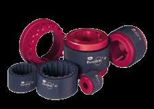 They have high vibration damping capacity, which makes them especially suitable for direct drive applications in e.g. pumps and compressors.
