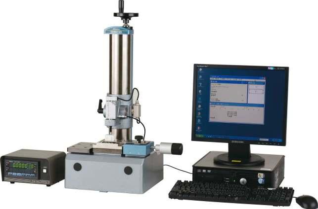 Resolution [µm] Measuring unit Measuring force 0,00001 (0,01 µm) Laser Hologage (upper, lower) 0,7N (upper) 0,2N (lower) N Gauge Block Comparator GBCD-250 Series 565 This Manual Comparator with Dual