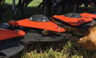 mowers in the Kubota range for quick and easy changing of blades.