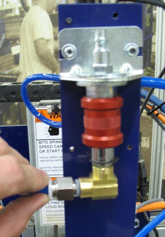 Connecting a Second Air Drill When two air drills are present, it requires