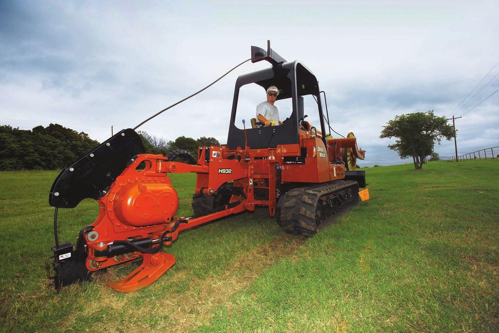 DITCH WITCH RT115, HT115 HEAVY-DUTY TRACTORS Both of these popular models are turbocharged with 115-horsepower (85.