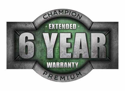 Convenience & Peace of Mind 1 STANDARD Standard Warranty The standard warranty covers parts and labor on the package components for one year and three years on the compressor pump.