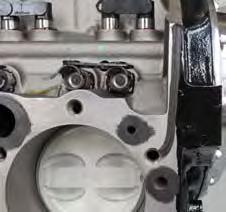 Using 1/2 socket, loosely install eight (8) short head bolts to the