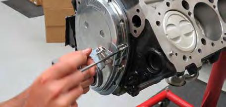 24. Apply a thin layer of assembly lube to the crank seal.