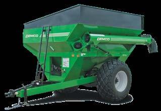 1000 RPM PTO 30" hydraulic controlled flow gate Forward reach auger positioned for optimum operator visibility Auger folds within the width of the box for compact transporting and storage 2 grain