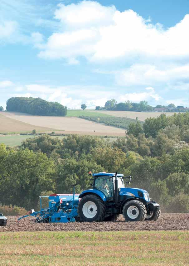 ULTIMATE COMFORT T6000 Range Command and Power Command tractors are available with both the proven standard armrest that makes spending long hours in the cab a pleasurable experience, and the new