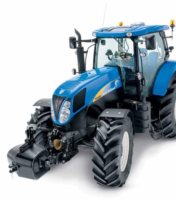 4 5 NEW T6O9O AND SIDEWINDER II ARMREST MORE POWER. GREATER PRODUCTIVITY. SIMPLE New Holland continues to develop the T6000 tractor series to meet your specific needs.