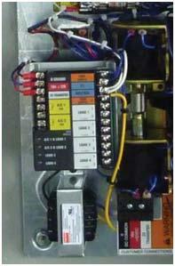 Connect the black wire on the transformer to the terminal labeled T on the Overload Prevention Control Board.