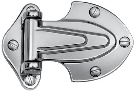 KASON SURFACE MOUNT HINGES 139 NARROW FLANGE HINGE Classic styling for small service doors Rugged design withstands hard use Reversible for right or left hand by removing pin 139 High pressure,