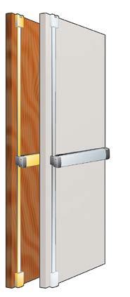 This gives designers and specifiers flexibility in Fire-Rated s for Wood and Hollow Metal Doors Surface Vertical Rod BHMA Type 2 3100 Fire-rated 3100T with Top Rod Only on steel doors 3100W with