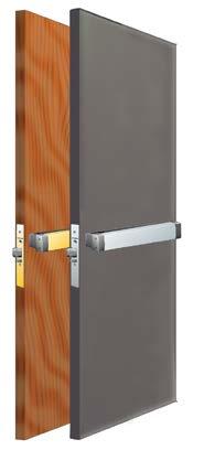 For fire doors, our exit devices are rated up to 3 hours and all devices meet Grade 1 hardware and security pull tests.