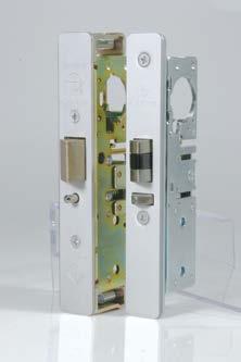 4920AN Available for wood and hollow metal doors with ANSI prep. 4510 Standard duty deadlatch for aluminum stile doors.