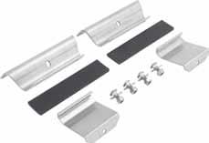 9-000BK / 9-000XPBK A simple permanent mount kit consisting of 4 x 20mmH heavy duty rubber spacing adaptors that mount between the vehicle and the bar.