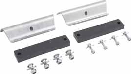 9-000SBK / 95-SBK Heavy duty solid moulded rubber mounting kit consisting of 2 x 41mmH rubber mounts and 4 mounting bolts.