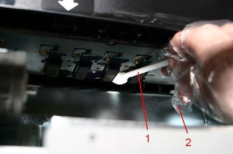 Step 4 : Press the [ENTER] key in the active display (=WiperClean menu) End of the procedure 4.