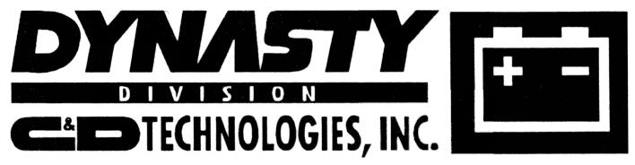 C&D TECHNOLOGIES, DYNASTY Division 900