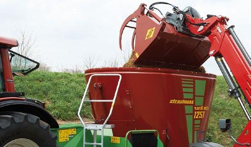 Vario mixing auger the allround talent Strautmann Verti-Mix fodder mixing wagons substantially contribute to increase the productivity of modern dairy farms.