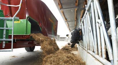 The innovative extension concept enables expanding enterprises to adapt these fodder mixing wagons to their requirements.