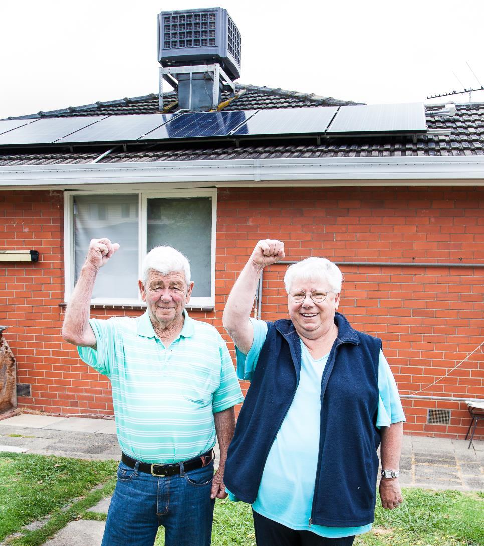 Solar Saver works because reduces energy poverty reduces heat wave stress most pensioners want to do something for the