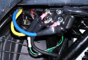 Secure the battery wires to the contactor with electrical boots to protect the terminals. INSTALLATION INSTRUCTIONS 9.