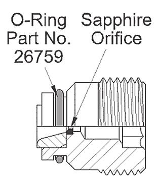 ROTOMAG RMS SERIES SAPPHIRE High productivity sapphire nozzles designed for use in the Rotomag More durable than tungsten carbide for longer service life and lower operating cost Low profile design