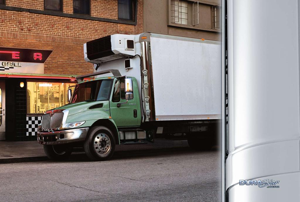 DECREASE YOUR CARBON FOOTPRINT. Mile AFTER MILE. The International DuraStar Hybrid is nothing less than revolutionary.
