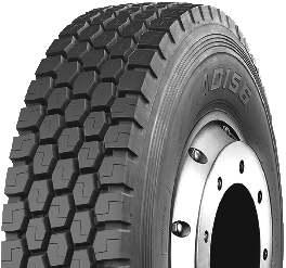 Value tyre suitable for drive axle Aggressive tread blocks with special tread compound provide good traction on paved roads for price-oriented customers Special