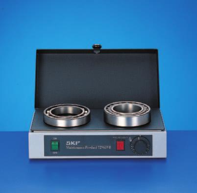 Hot plates The SKF electric hot plate heats small bearings and other machinery components.