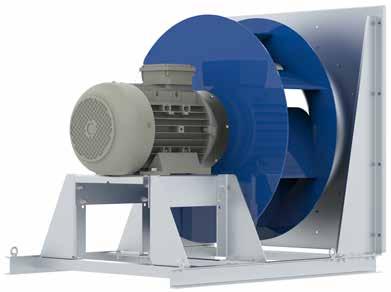 In gigantic air ducts, unbelievable air flows of up to 100,000 m 3 /h as well as pressures of more than 3000 Pa can be