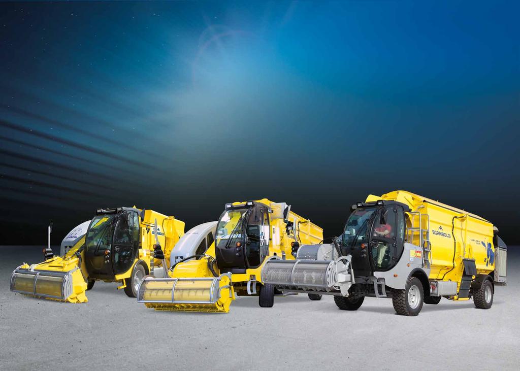 OUR RANGE GULLIVER 5000 SOLID AND EASY HANDLING GULLIVER 7000 POWERFUL AND COMPACT GULLIVER 8000 AT THE TOP OF THE RANGE Available from 11 to 14 m 3 Diesel engine in front right-hand