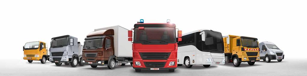 Perfect power for all commercial vehicles: Bosch battery overview A large number of electrical consumers, long idle times and TE T5 T4 T3 often also extreme temperature conditions push