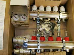 2) Unpacking - Inspect package and it s contents upon receipt for damage during shipping Manifolds are assembled with flow meters/adjusters on the supply manifold and manual shut-off valves on the