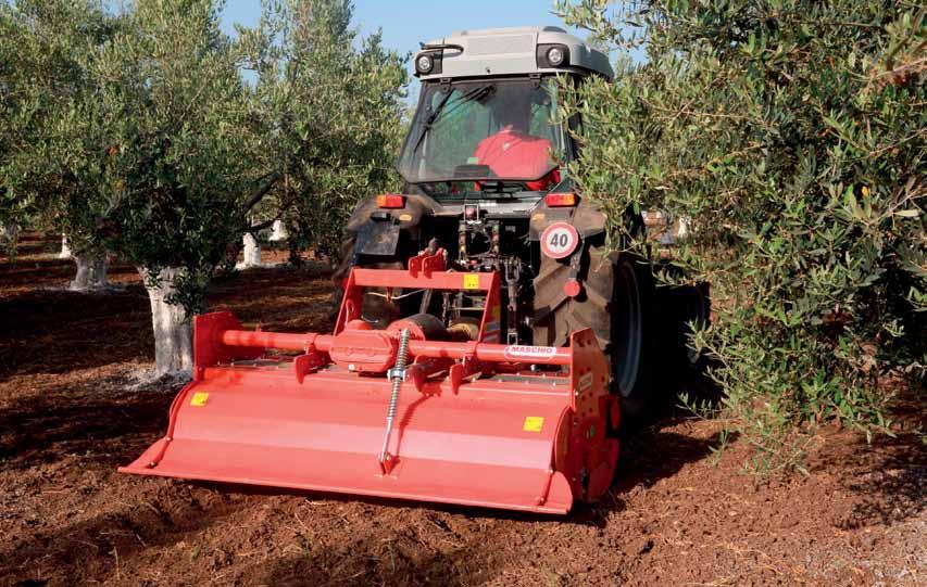 ROTARY TILLERS RANGE MODELS WITH SIDE GEAR DRIVE UP TO 130 HP Models B and C are a