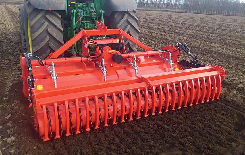 ROTARY TILLERS RANGE MODELS WITH SIDE GEAR DRIVE UP TO 250 HP SC and G rotary tillers series are the solutions for farmers who are looking for the toughest machines with rigid frame.