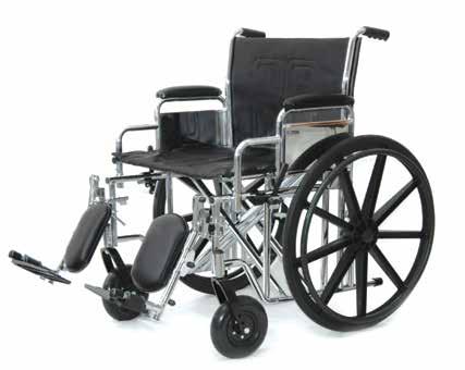 adds strength and allows easy folding 24 Composite mag wheel with urethane tires Heavy-duty reinforced upholstery with extra heavy-duty liner A B MODEL # PB1014 B.