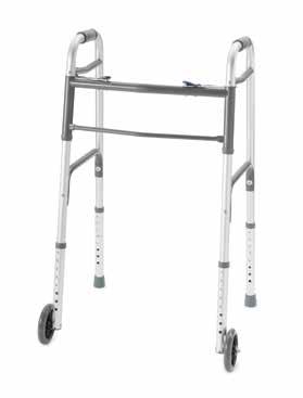 ProBasics Walkers A A. ProBasics Value Walker Easy-to-use, two-button release allows compact storage Each side operates independently : 300 lb.