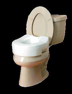 when using toilet seat Seat elevation 5.5 HCPCS Code: E0243 PB308 PB408 B.
