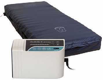 These quiet and powerful mattress systems feature 20 8 bladders (10 on bariatric models), allowing for deep immersion and excellent pressure redistribution.