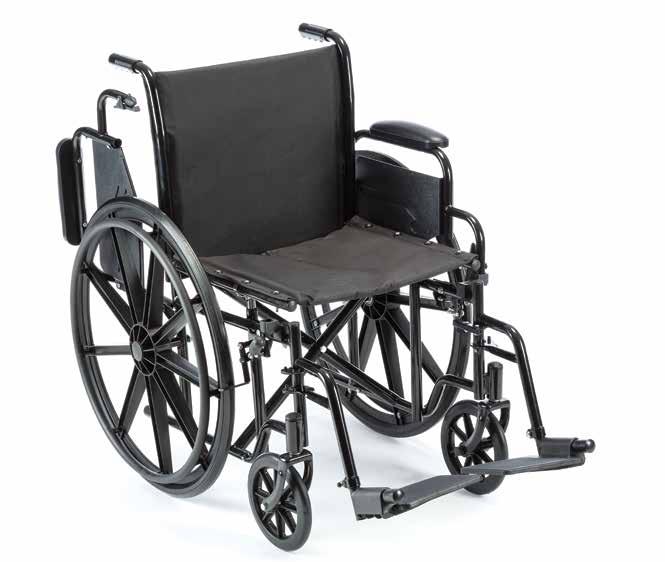 ProBasics Value K0001 Wheelchair HCPCS CODE: K0001 The ProBasics Value K0001 Wheelchair features swingaway footrests or padded, elevating legrests for user comfort, and flipback, desk-length arms to