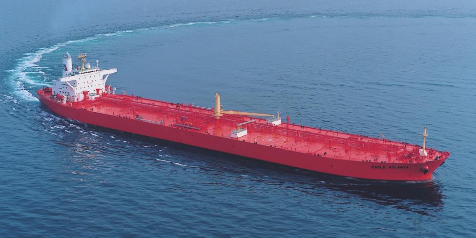 TANKERS / AFRAMAX EAGLE ATLANTA 107,160-dwt Crude Oil Tanker The 107,160-dwt crude oil tanker EAGLE ATLANTA was built by Koyo Dockyad Co., Ltd. and delivered to Garland Shipping Pte Ltd.