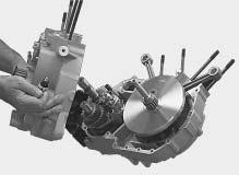 b06xx D One Behind Shifter Mechanism Indicates Bolt Pattern Location (4 fasteners) Figure 6-54. Crankcase Fasteners 6. See Figure 6-54.