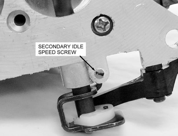 Adjust, if necessary. Replace the sight plug and tighten. IDLE SPEED SCREW: The idle speed screw in most cases is the only screw you should adjust.