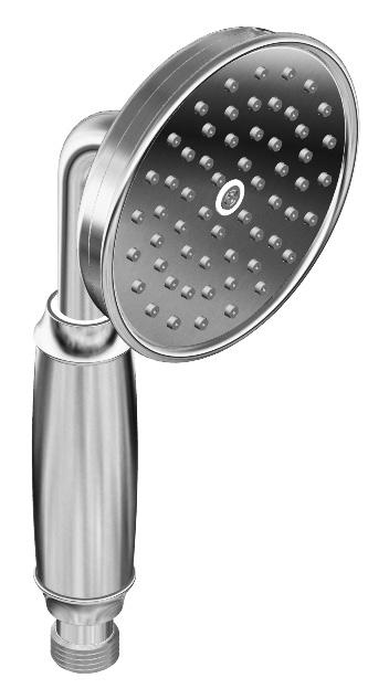 G-8724 Finezza Collection Finezza Handshower Product Features Available Finishes Solid brass construction Smooth, all-metal handle Shower hose not included Handshower flow rate 1.
