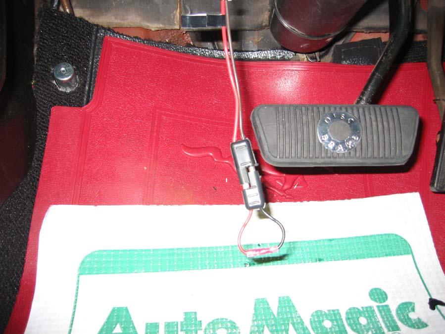 Test: o Connect the negative battery cable. o Connect the ignition switch plug. o At this time the dash cluster may be tested for dash lights, turn signal lamps, brake light, and high beam lamp.