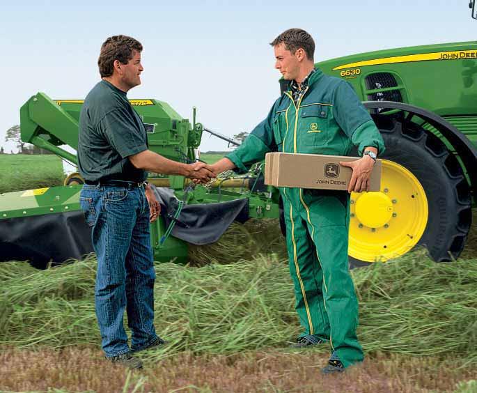 Dealer Service When the crop is ready, your MoCo must be ready and running. It s critical for optimum profitability. John Deere understands this.