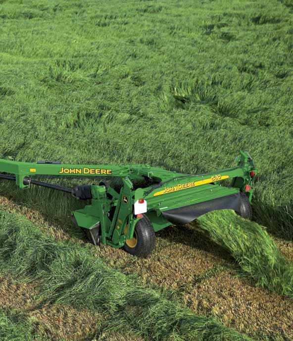 500 Side-pull MoCo s Require increased productivity? Now experience it with the all-new John Deere 500 Series Side-pull Mower Conditioners.