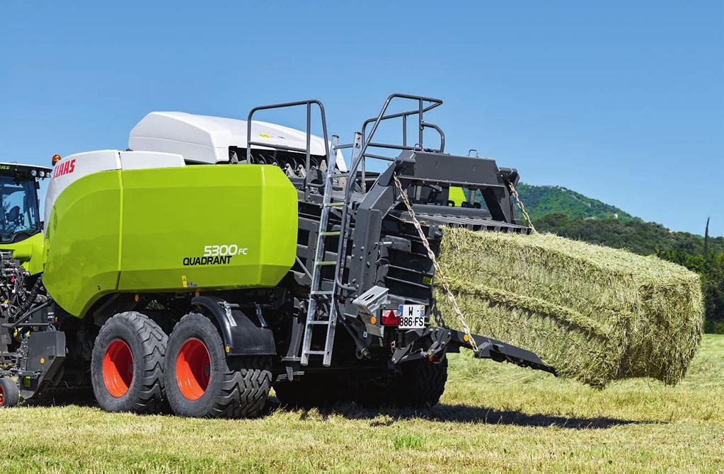 NEW QUADRANT 5300 The baler with more. ROTO CUT. FINE CUT. Ready for anything. CLAAS ROTO CUT is one of the highest chopping frequency systems on the market, enabling chop lengths of 1.