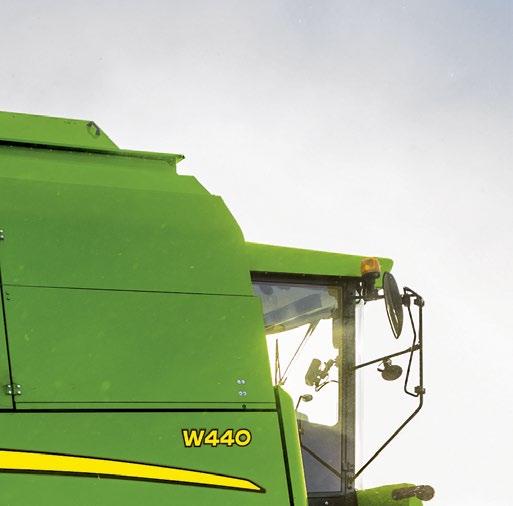 13 Clean solutions Our W300 and W400 combines are equipped